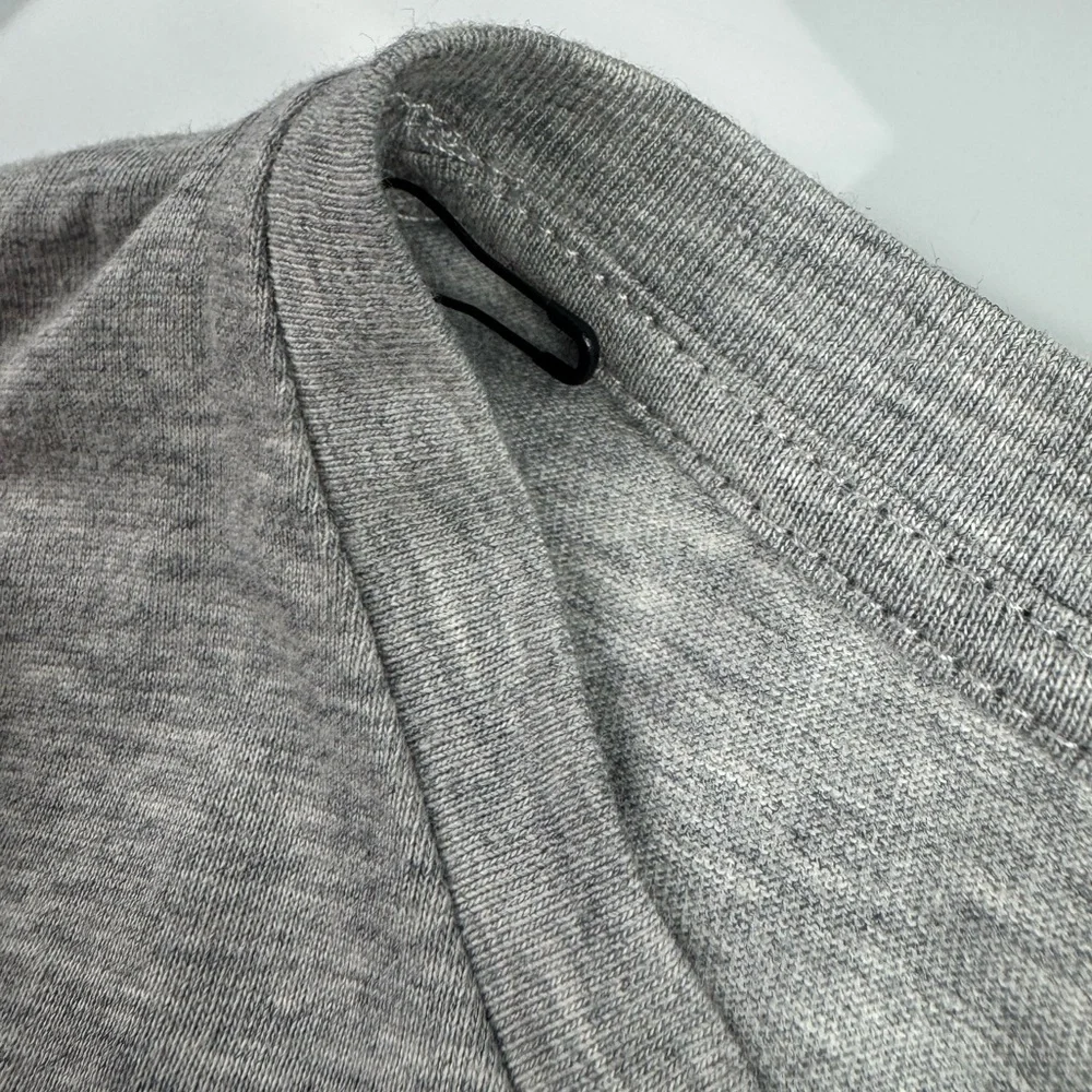 Pinko Italy Shirt Knit Top Tee Zafira Jersey Heather Marled Light Grey Puff - Picture 4 of 9